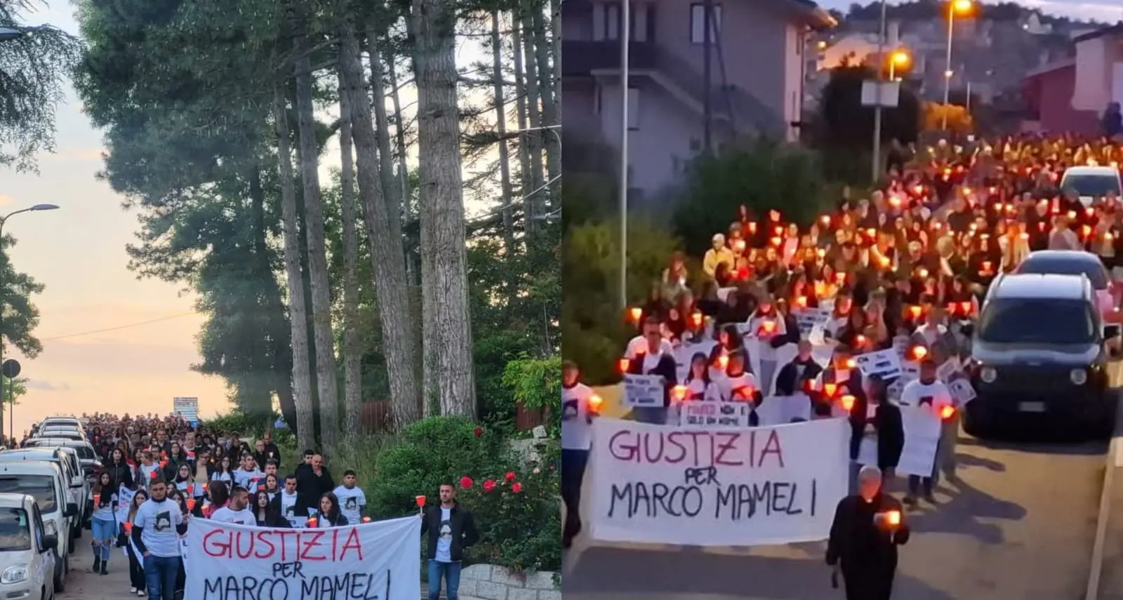 Una fiaccolata silenziosa illumina le vie di Pattada in ricordo di Marco Mameli