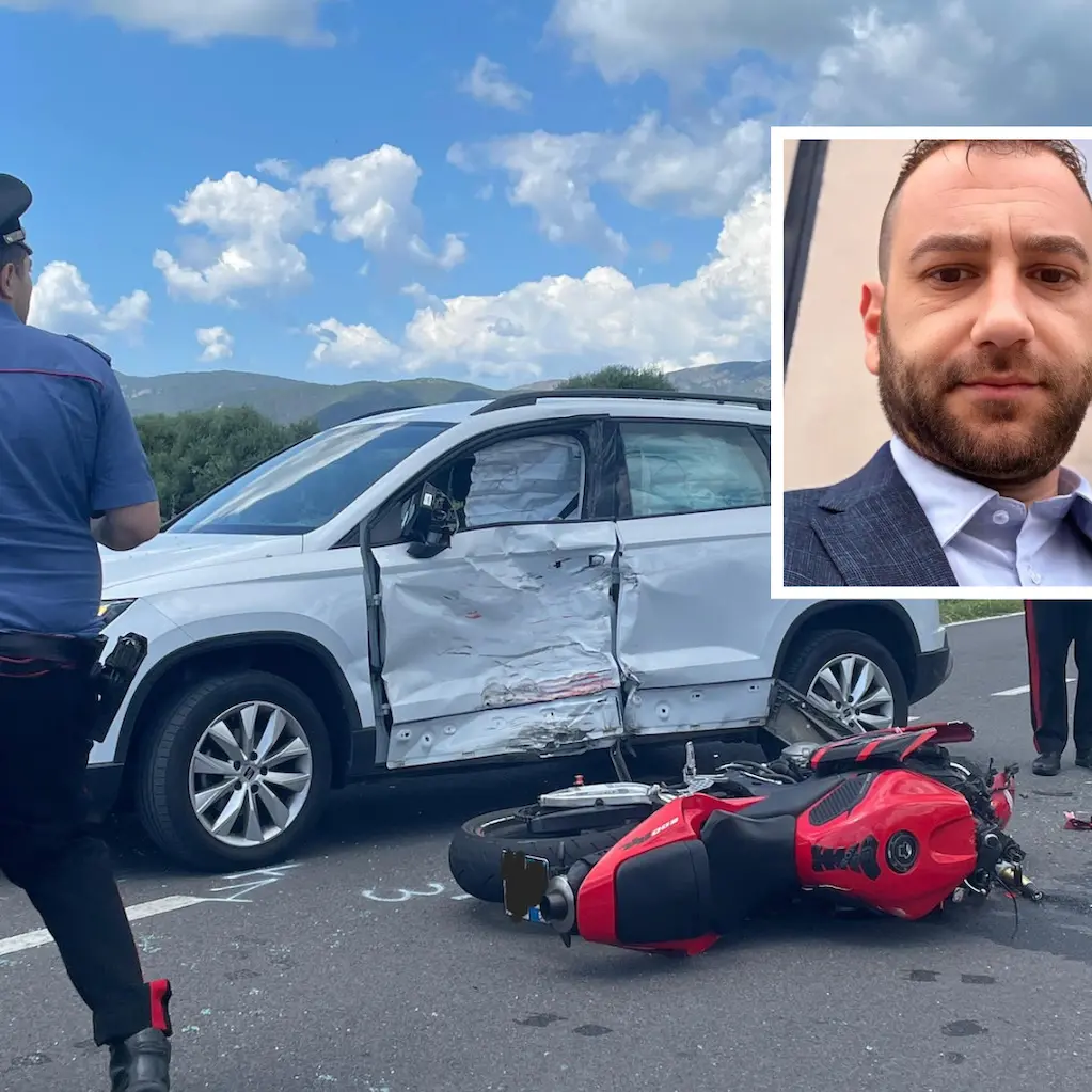 Scontro con un’auto sulla Statale 293 a Nuxis, motociclista perde la vita