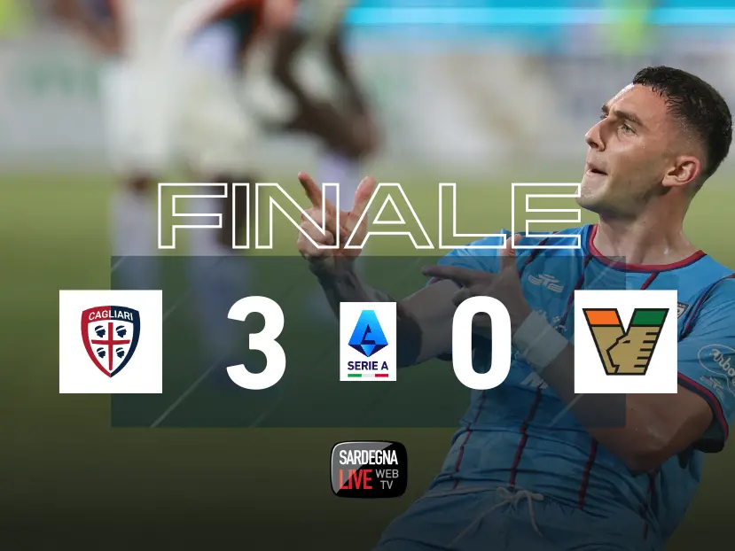 Calcio. Cagliari-Venezia 3-0: è la vittoria salvezza