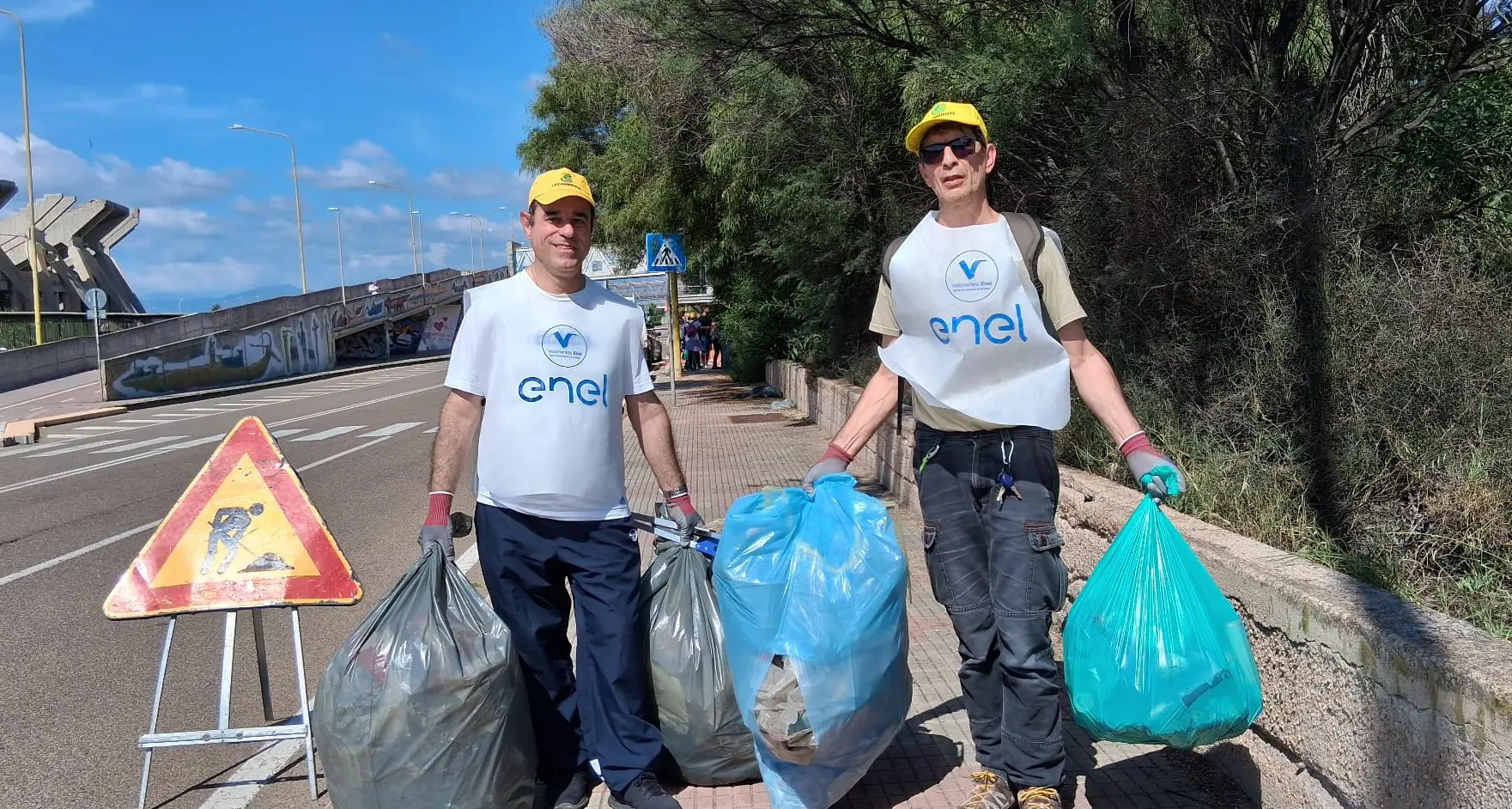 Successo per l'operazione \"park litter\" a Cagliari: raccolti oltre 1100 kg di rifiuti