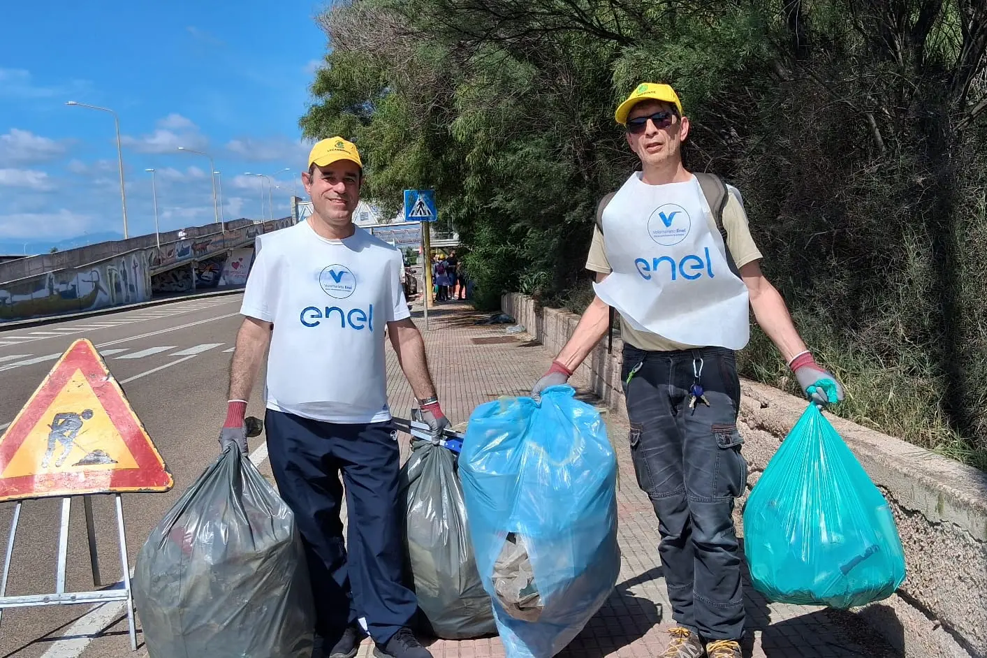 Successo per l'operazione \"park litter\" a Cagliari: raccolti oltre 1100 kg di rifiuti
