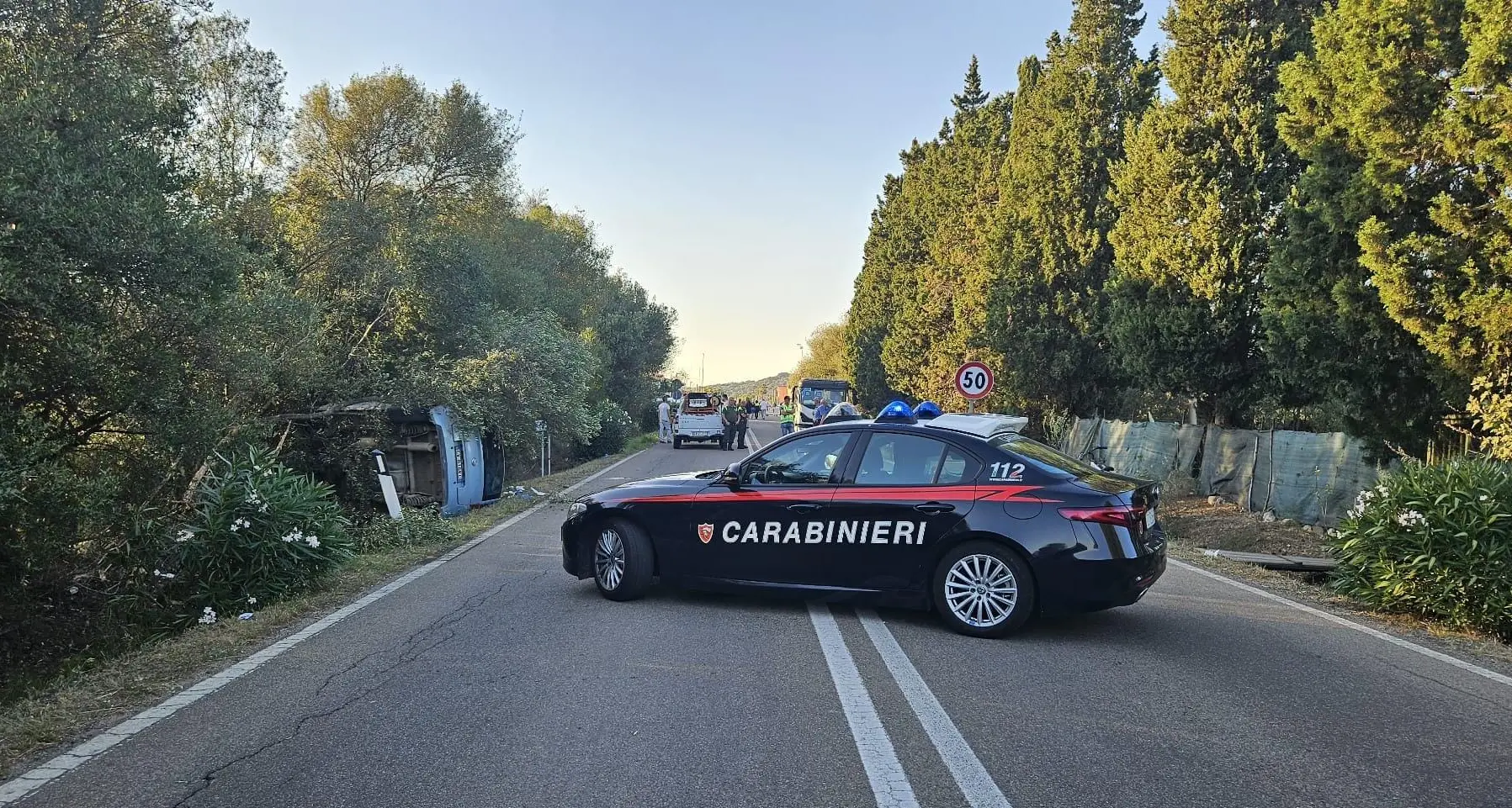 Incidente mortale sulla SS 195: tragedia a Villa San Pietro