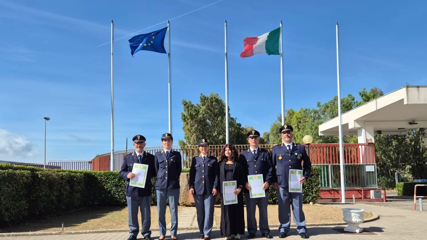 Eccellenza e dedizione: premiati quattro agenti al C.A.I.P. di Abbasanta