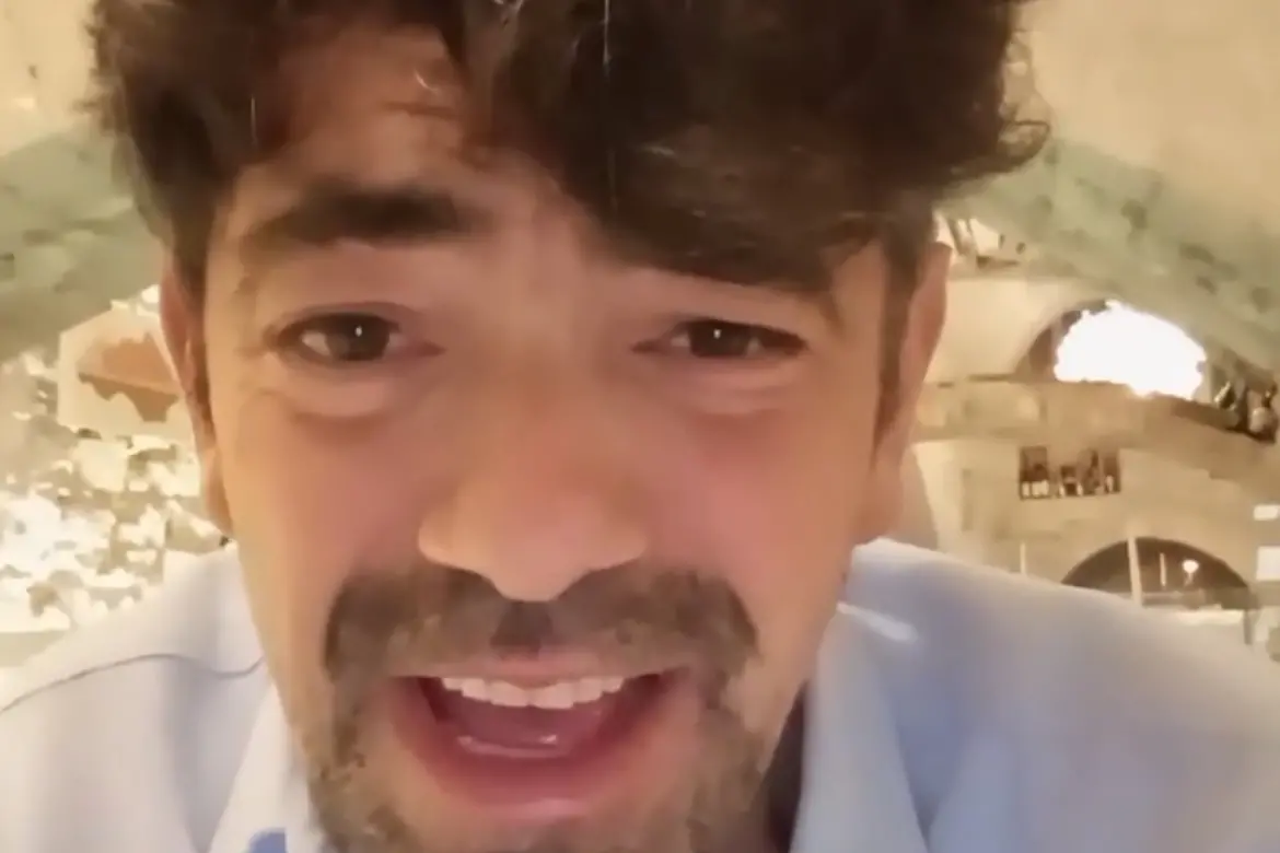 <p>Gianfranco Butinar, foto da video Instagram</p>\\n