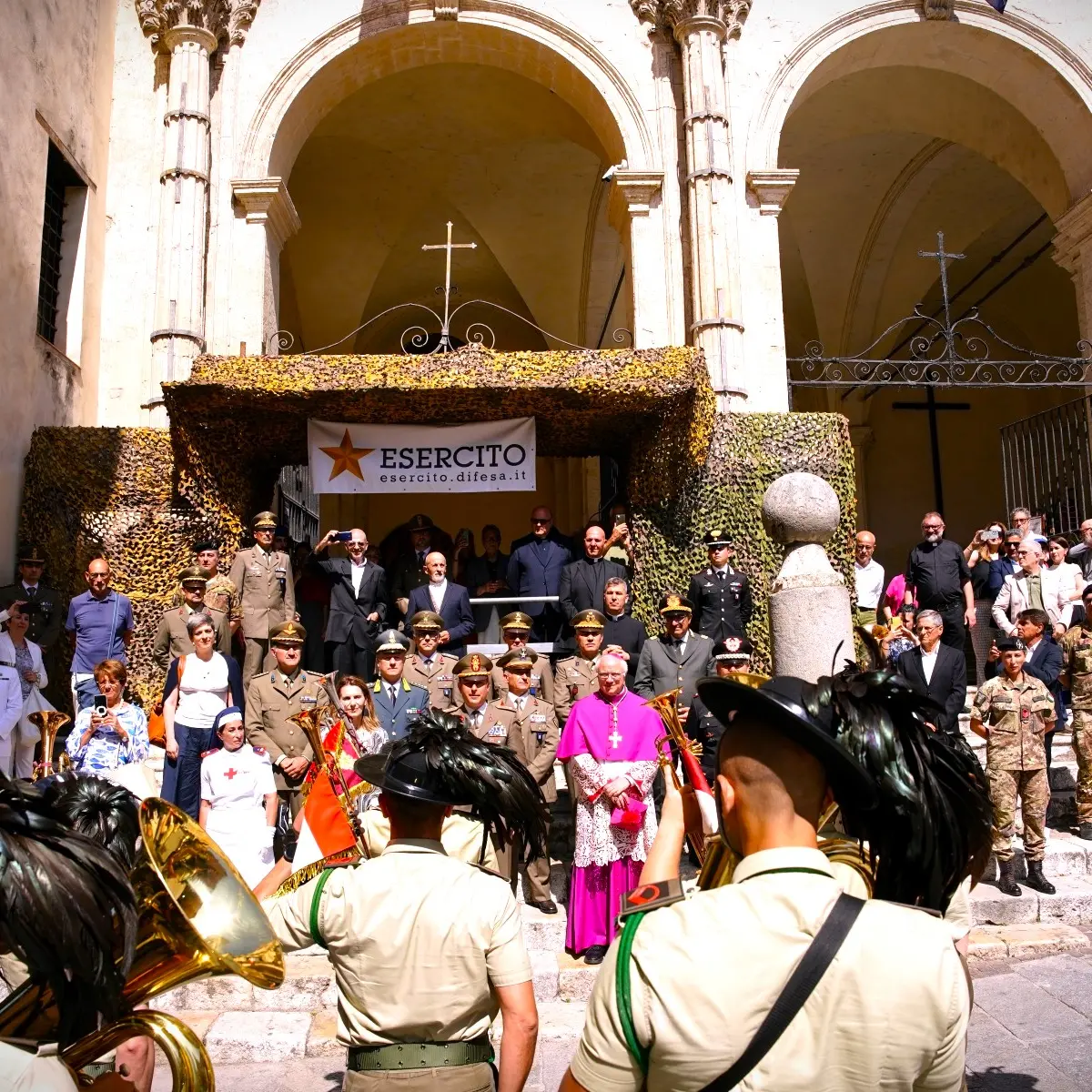 Esercito. Restituita la statua di San Michele Arcangelo a Cagliari