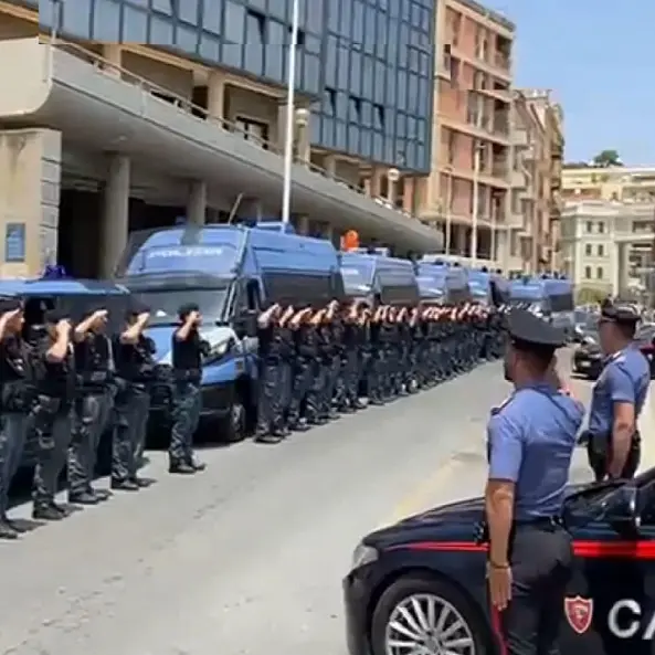 Sirene e bandiere a mezz’asta a Cagliari per il Brigadiere Legrottaglie