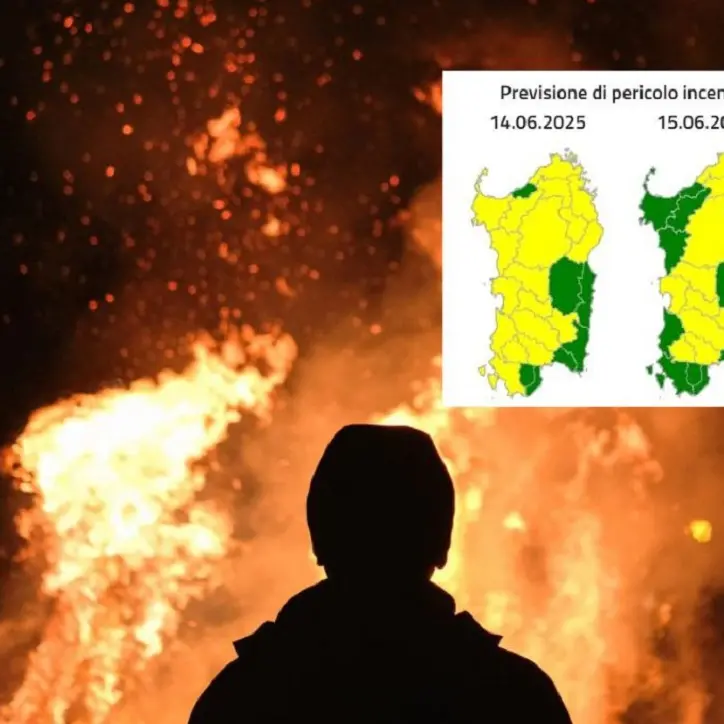 Allerta incendi in Sardegna: codice giallo in diverse aree dell'Isola