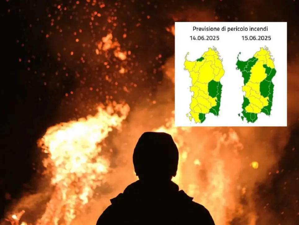 Allerta incendi in Sardegna: codice giallo in diverse aree dell'Isola