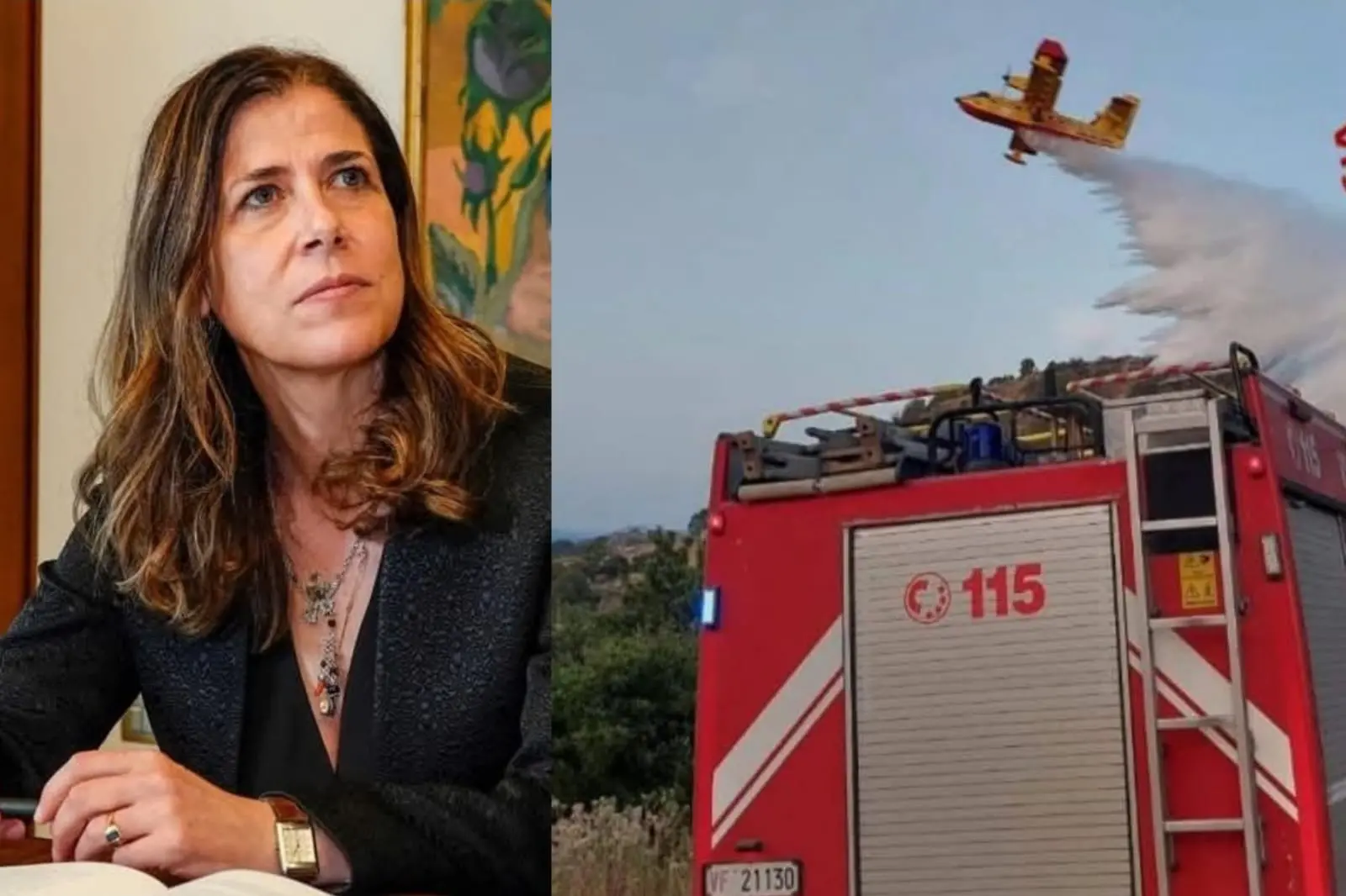 L'Isola devastata dagli incendi, Todde: \"Oggi per la Sardegna una delle giornate più dure\"