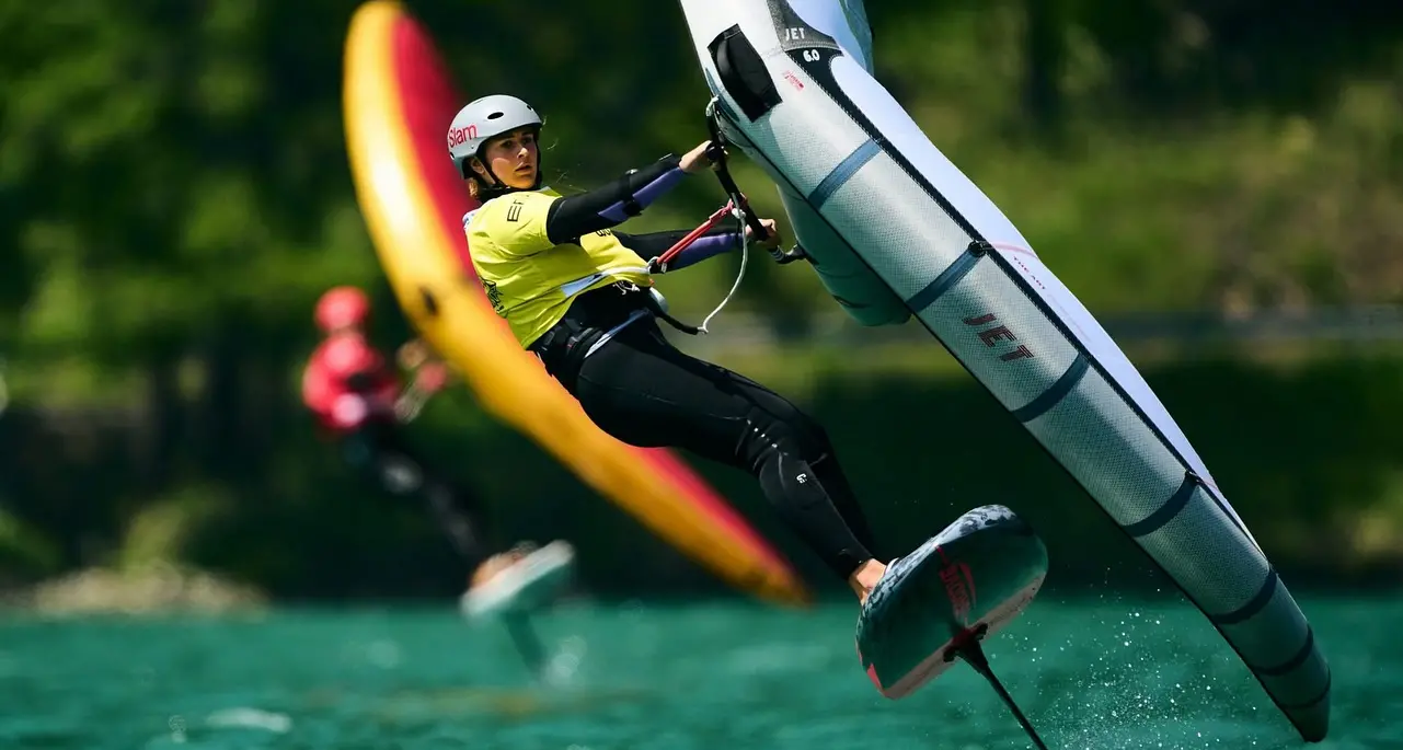 Maddalena Spanu trionfa in Svizzera nella World Cup di WingFoil Racing