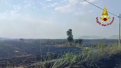 Nuovo incendio nelle campagne di Bonorva: le immagini della devastazione