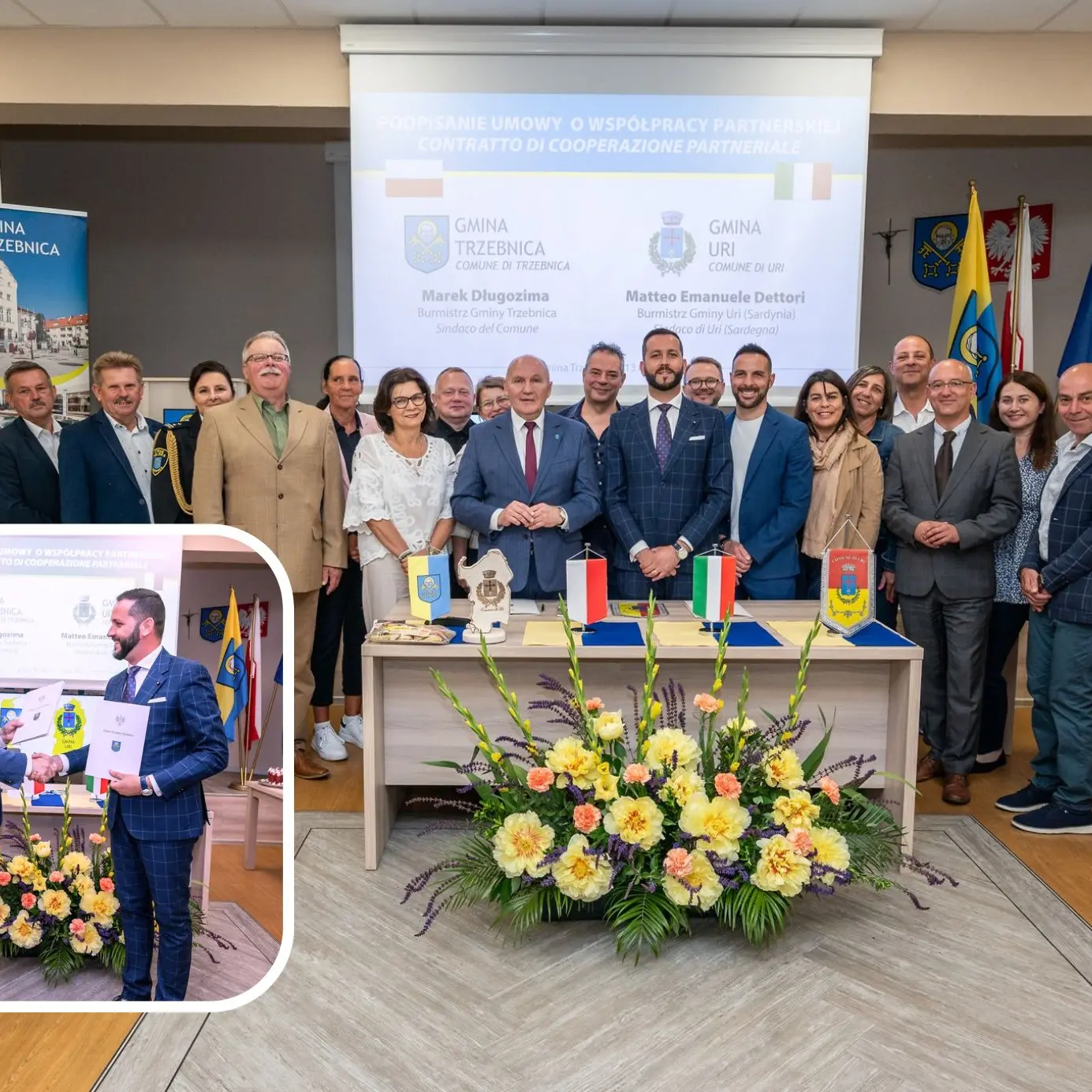 Gemellaggio internazionale tra Uri e Trzebnica: firmato l’accordo in Polonia