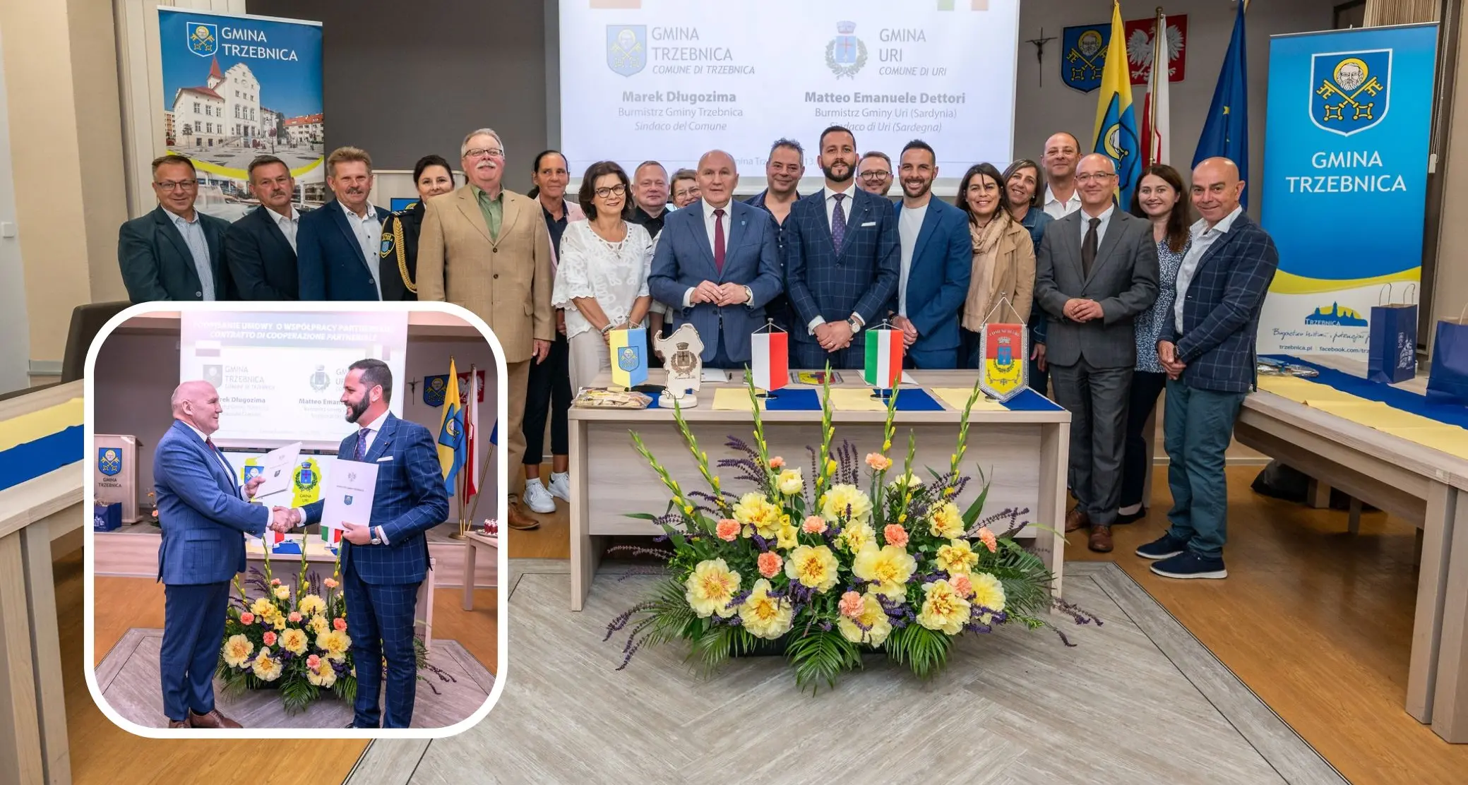 Gemellaggio internazionale tra Uri e Trzebnica: firmato l’accordo in Polonia