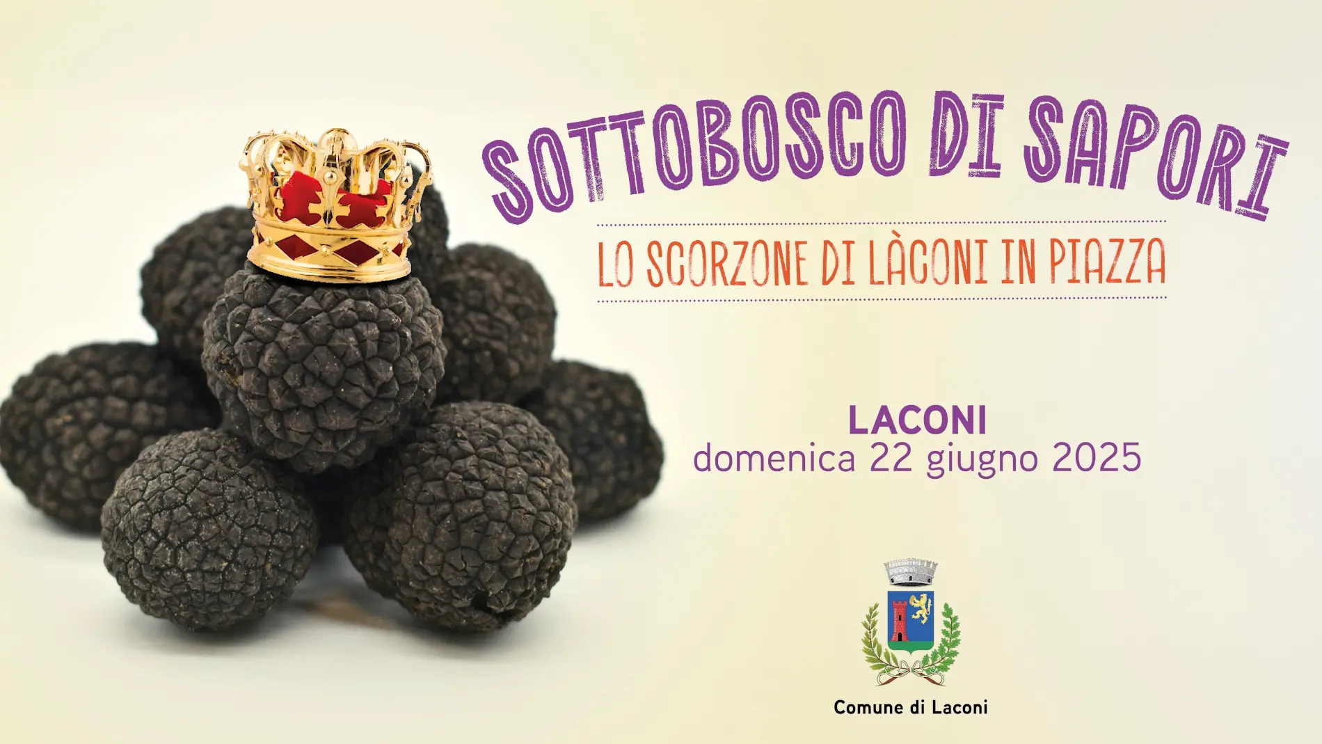 Laconi celebra il tartufo: in piazza il re della tavola. Il programma di domenica 22 giugno