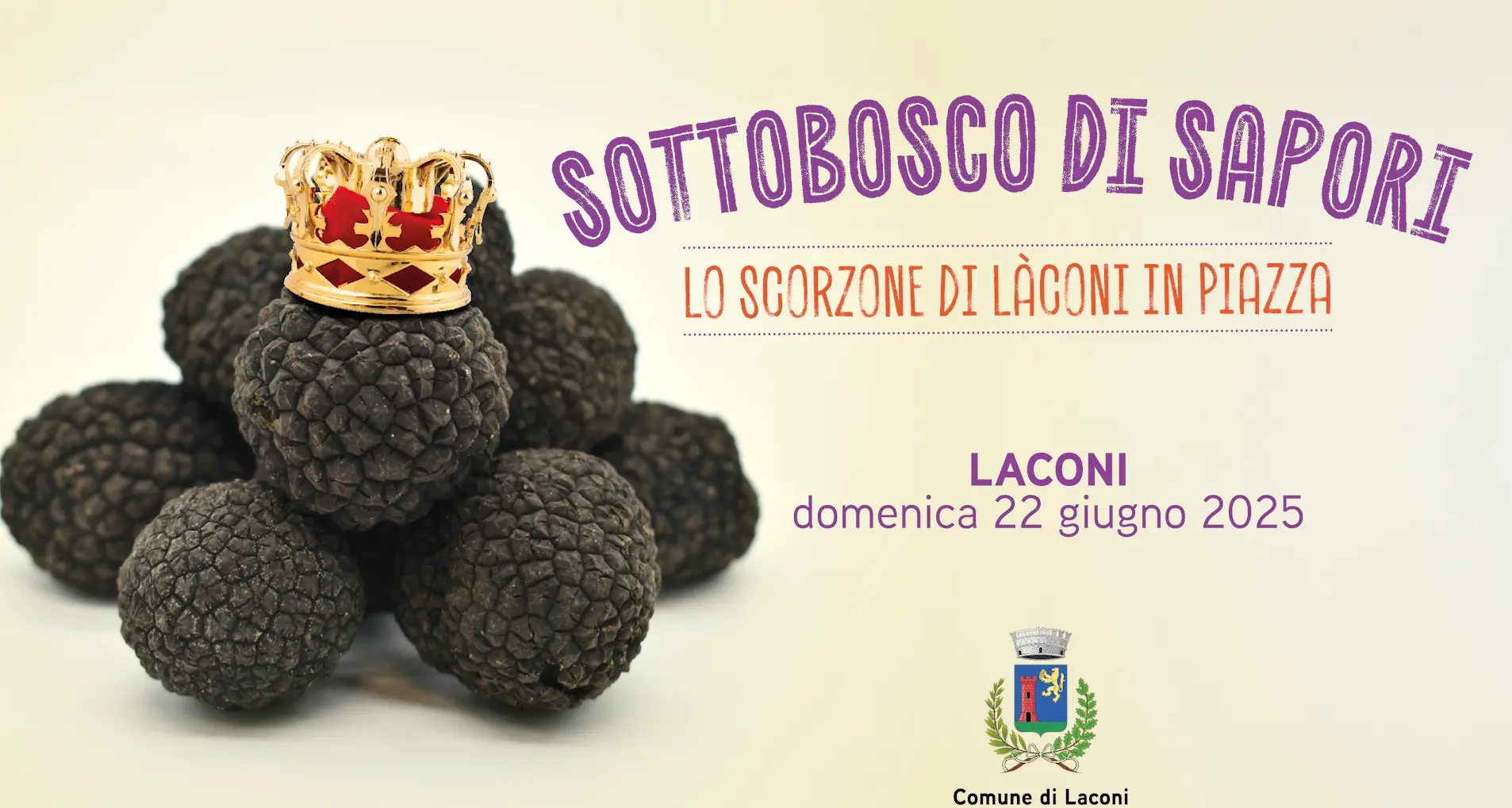 Laconi celebra il tartufo: in piazza il re della tavola. Il programma di domenica 22 giugno