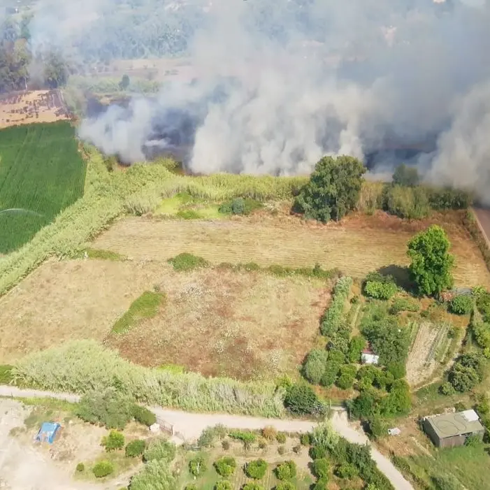 Quindici incendi oggi in Sardegna. A Jerzu un Canadair e due elicotteri in azione