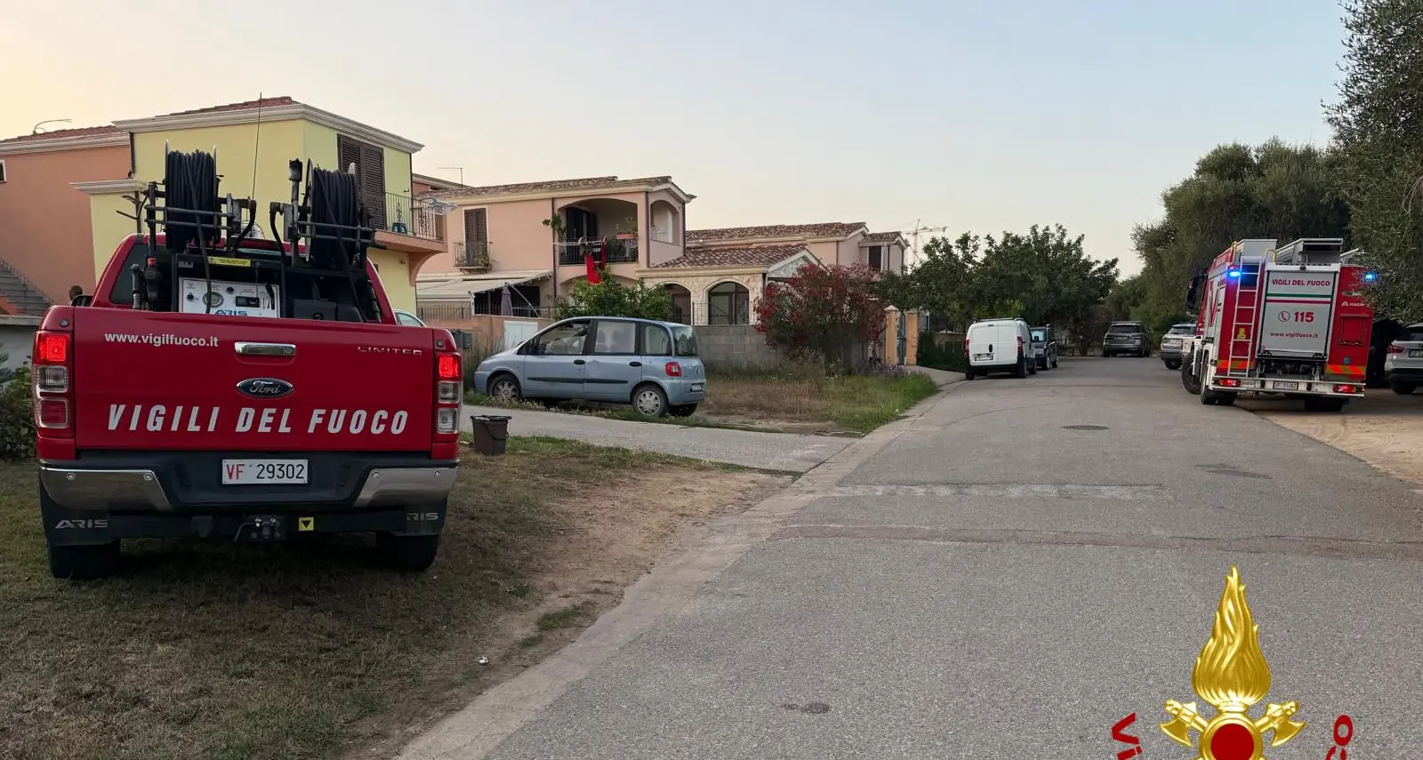 Fiamme in un'abitazione, paura a Porto Frailis