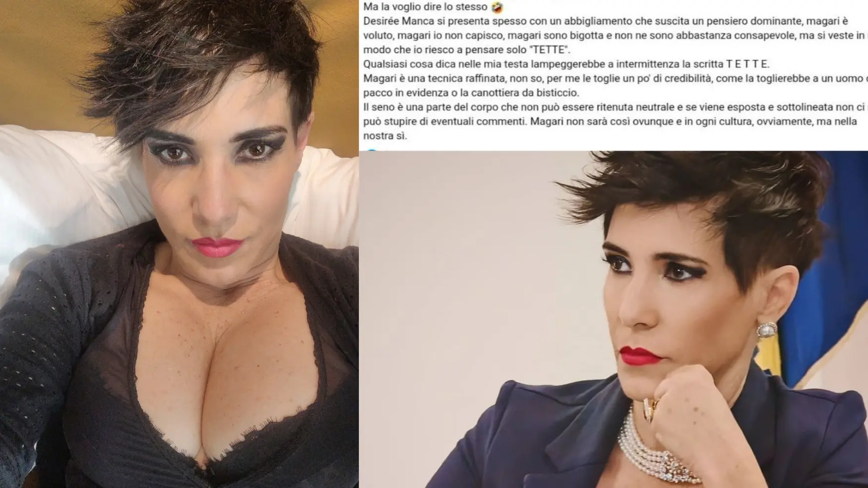 Polemica sul look di Desirè Manca: \"Quando la vedo penso solo alle sue t...\". L'assessora: \"Questa è violenza\"
