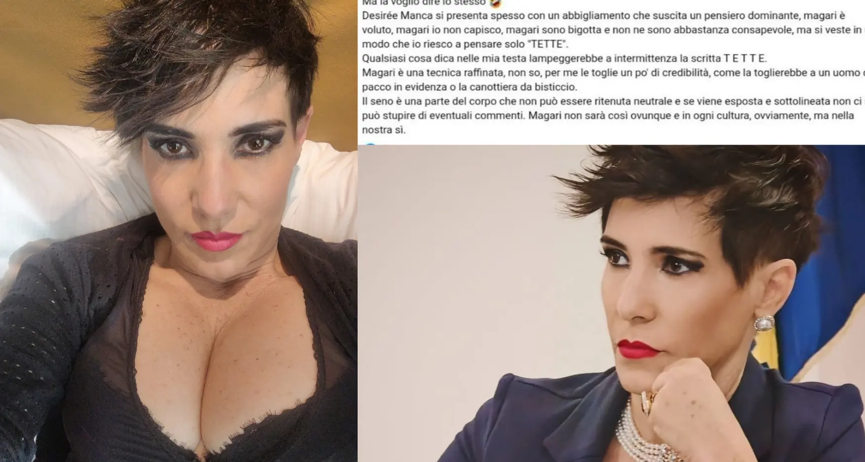Polemica sul look di Desirè Manca: \"Quando la vedo penso solo alle sue t...\". L'assessora: \"Questa è violenza\"