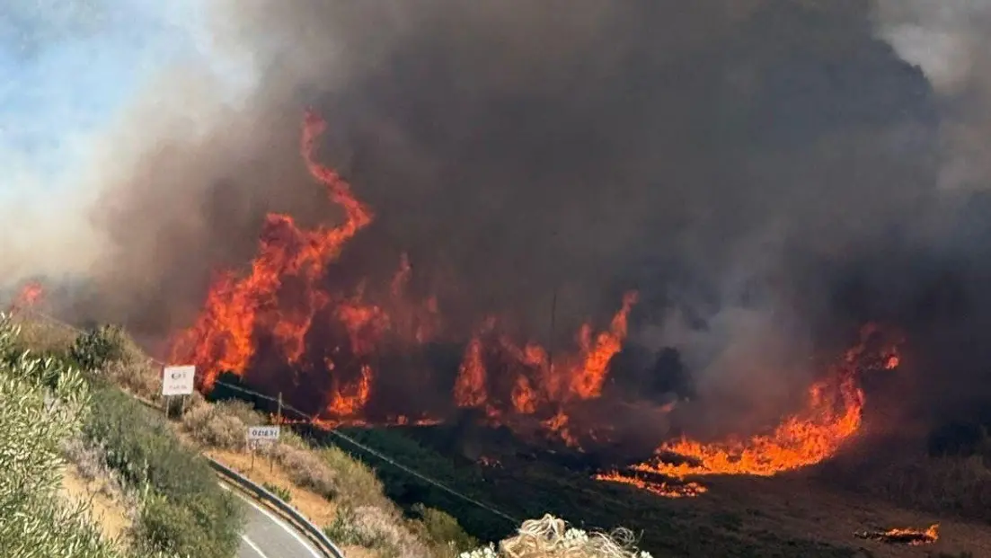 Incendio a Ozieri: in volo elicottero, Superpuma e Canadair
