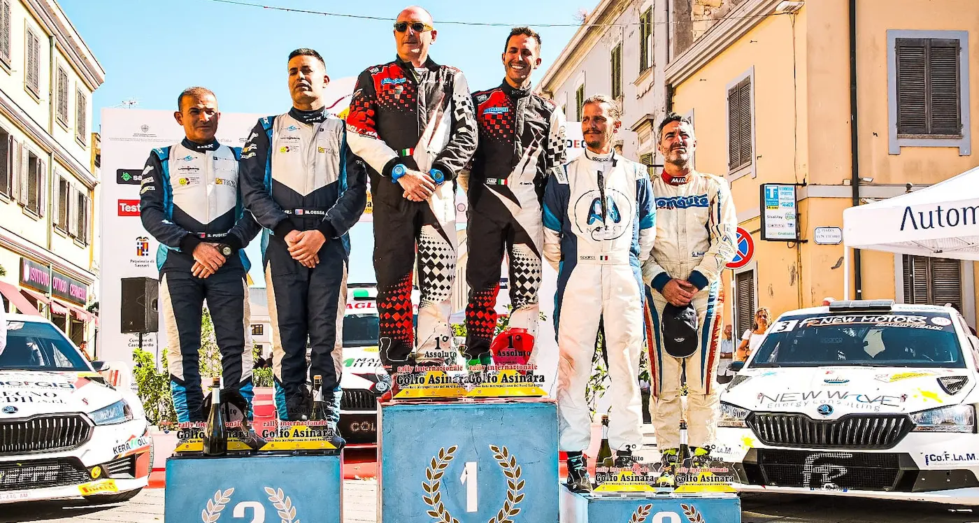 Andrea Pisano e Salvatore Musselli vincono il 30º Rally Internazionale Golfo dell’Asinara