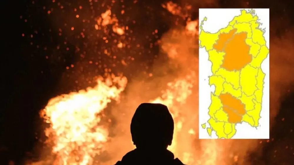 Allerta incendi in Sardegna: martedì 1 luglio scatta il codice arancione
