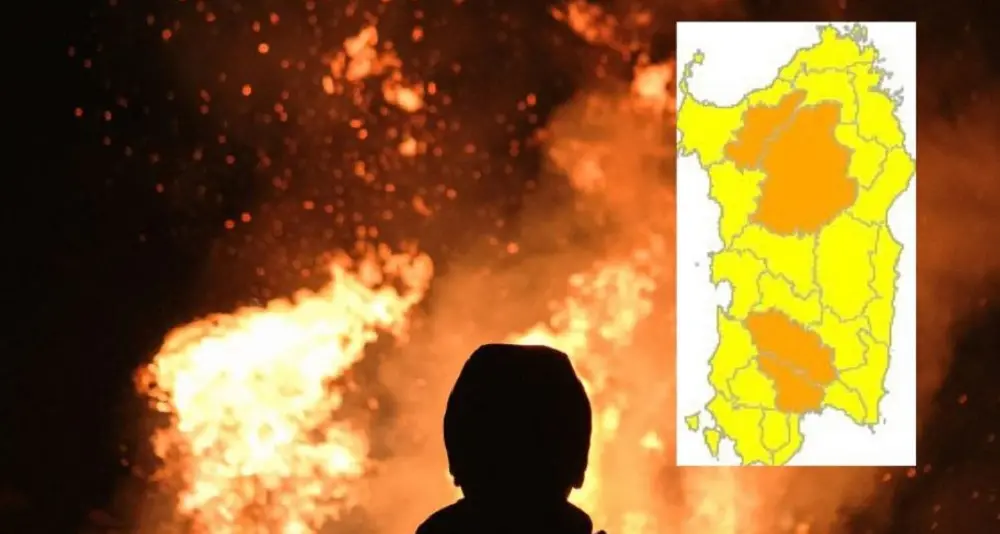 Allerta incendi in Sardegna: martedì 1 luglio scatta il codice arancione