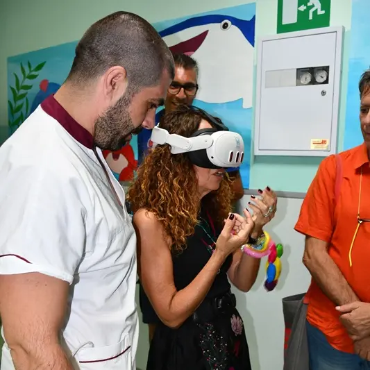 Realtà virtuale in ospedale: un viaggio per i piccoli pazienti di Sassari