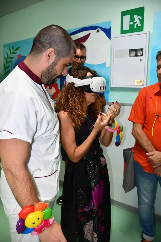 Realtà virtuale in ospedale: un viaggio per i piccoli pazienti di Sassari