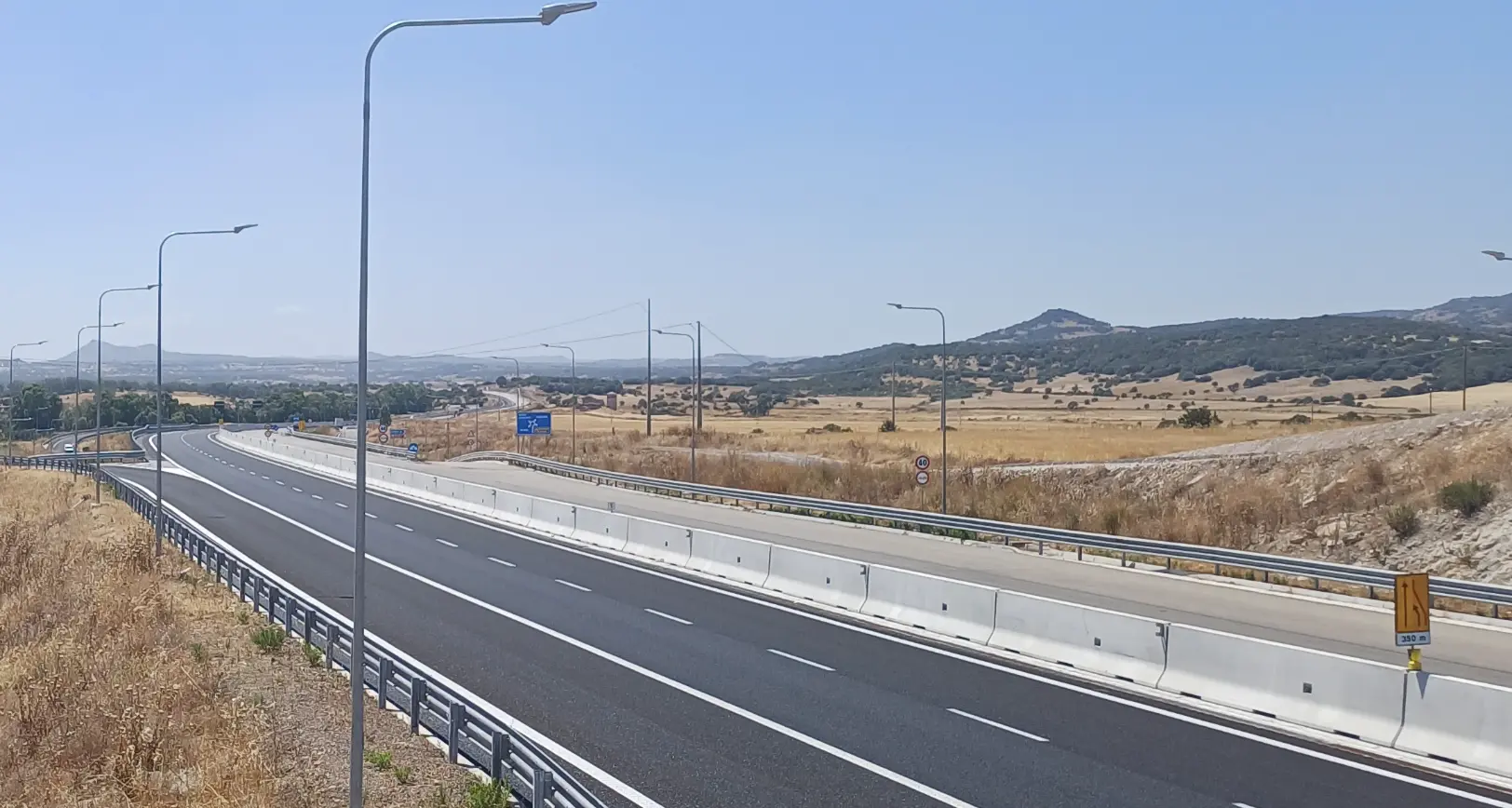 Sulla Sassari-Olbia nuovo asfalto per 12 chilometri tra Ardara e Ozieri