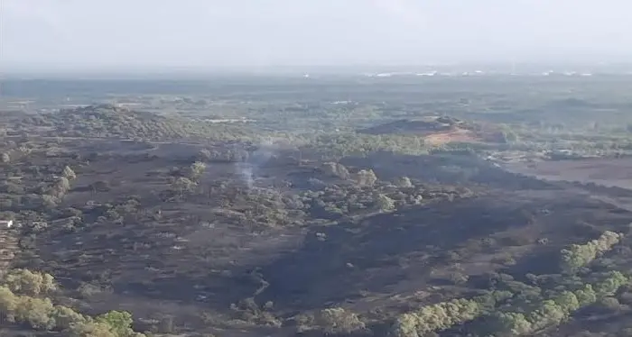 Incendi a Villacidro e Bolotana: elicotteri in azione