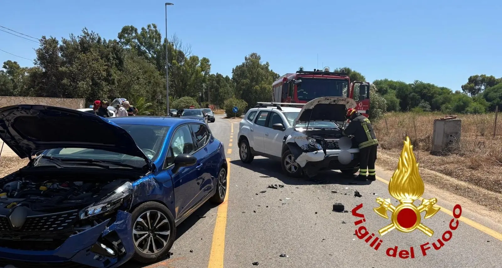 Incidente fra due auto ad Alghero: soccorsi gli occupanti