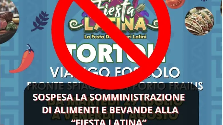 Fiesta Latina a Tortolì, stop a cibo e bevande dopo l’allerta botulino a Monserrato
