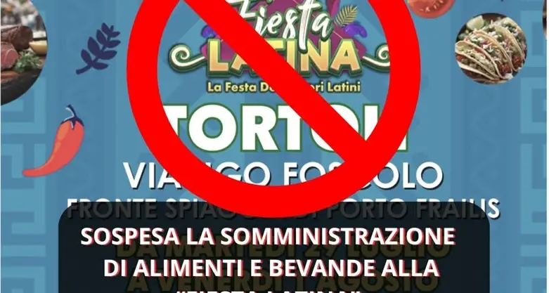 Fiesta Latina a Tortolì, stop a cibo e bevande dopo l’allerta botulino a Monserrato