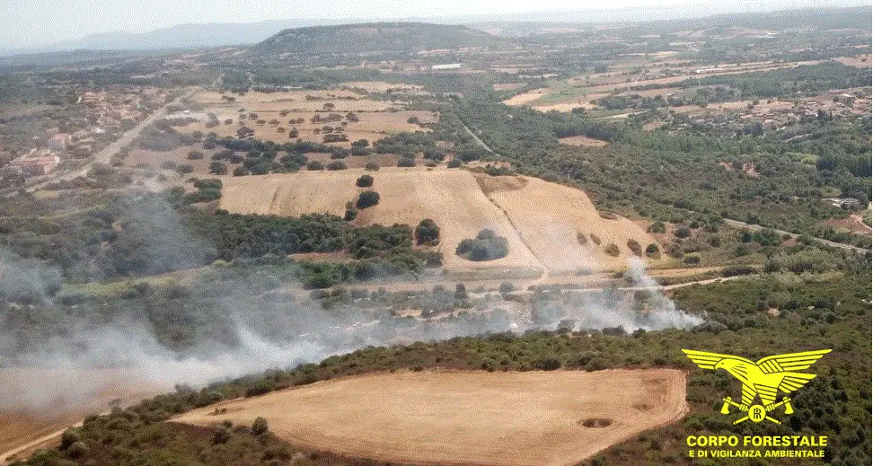 Incendi in Sardegna: oggi 16, mezzi aerei operativi in sei località