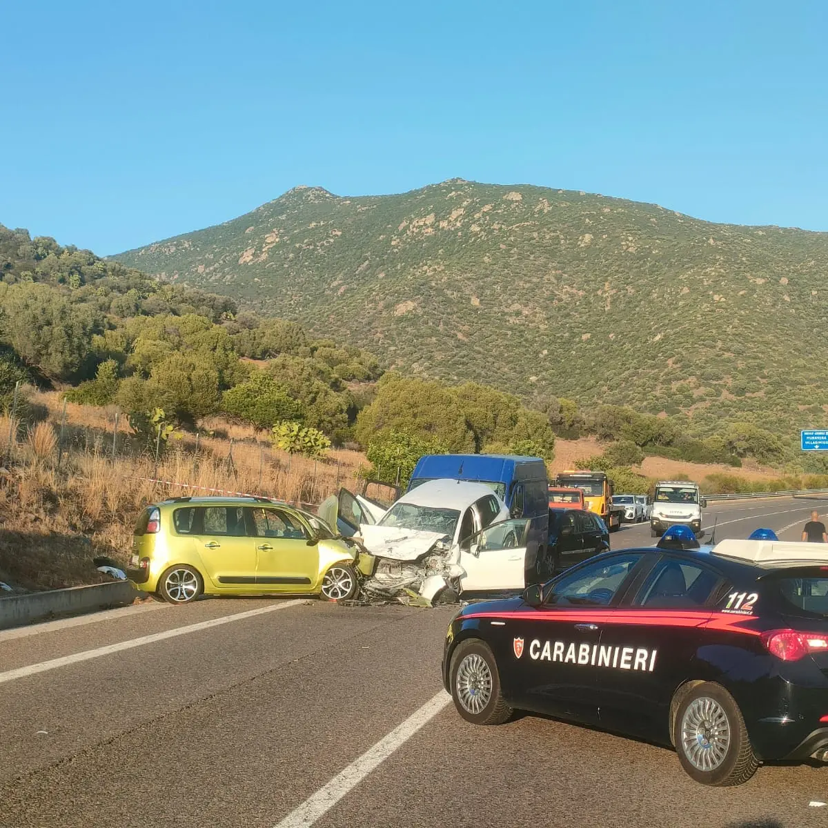 Violento scontro sulla SS125 vicino a Maracalagonis: perde la vita un militare di 45 anni