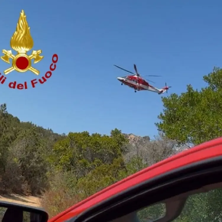 Escursionista disperso ad Arzachena, salvato dai vigili del fuoco
