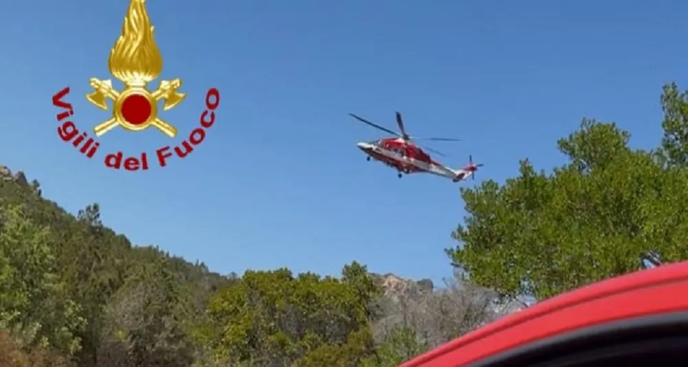 Escursionista disperso ad Arzachena, salvato dai vigili del fuoco