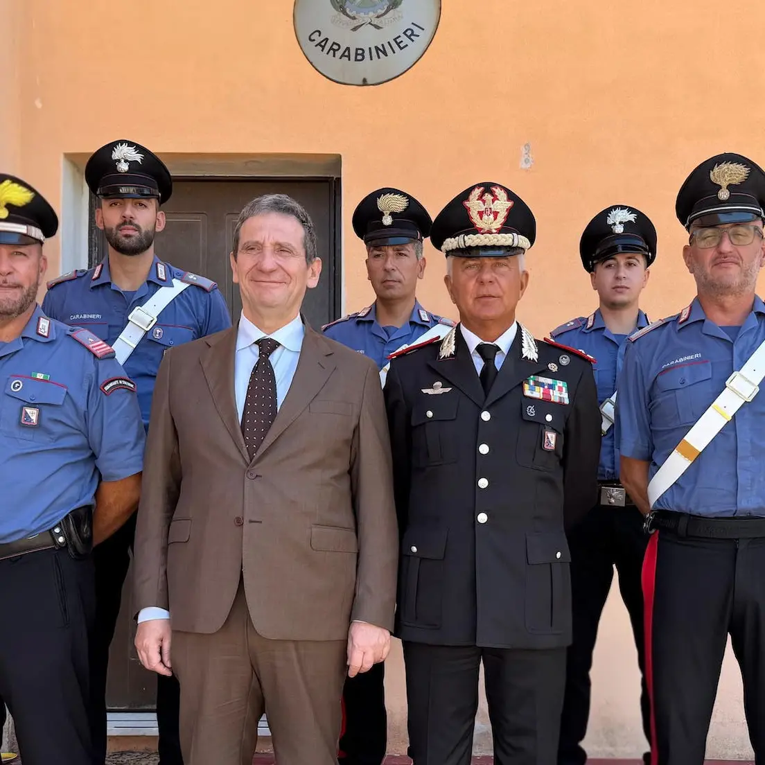Il Prefetto di Cagliari in visita alla Stazione Carabinieri di Carloforte