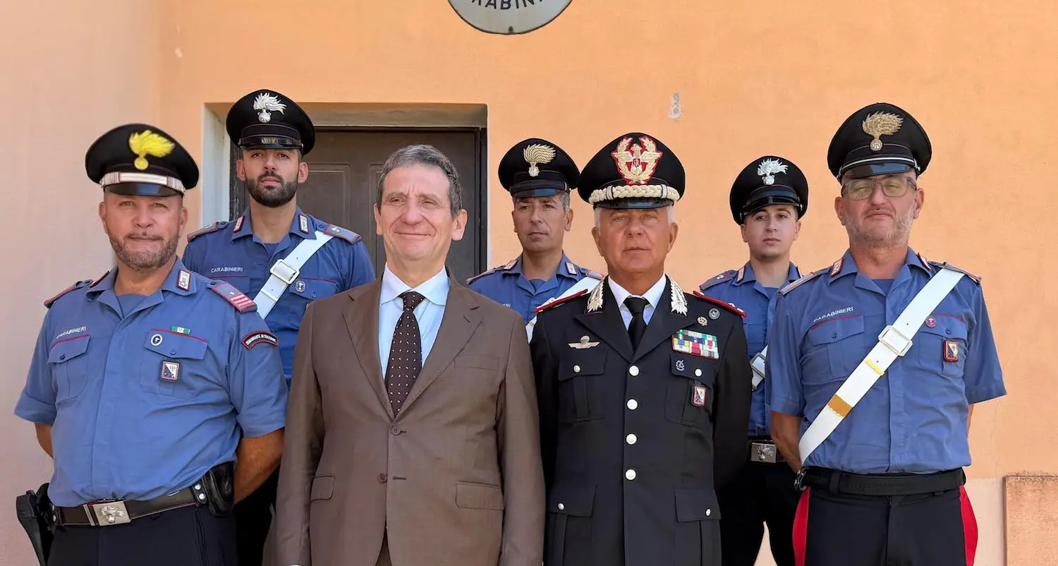 Il Prefetto di Cagliari in visita alla Stazione Carabinieri di Carloforte