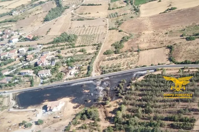 <p>L\\'incendio a Narcao</p>\\n
