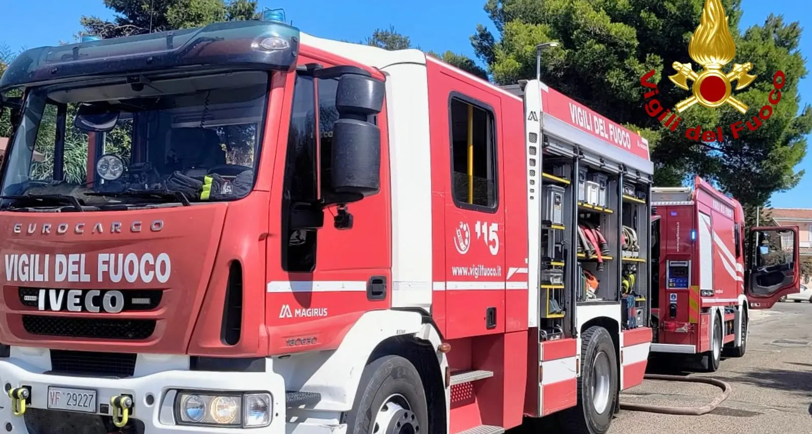Scoppia incendio in un seminterrato a Quartu: una persona ustionata