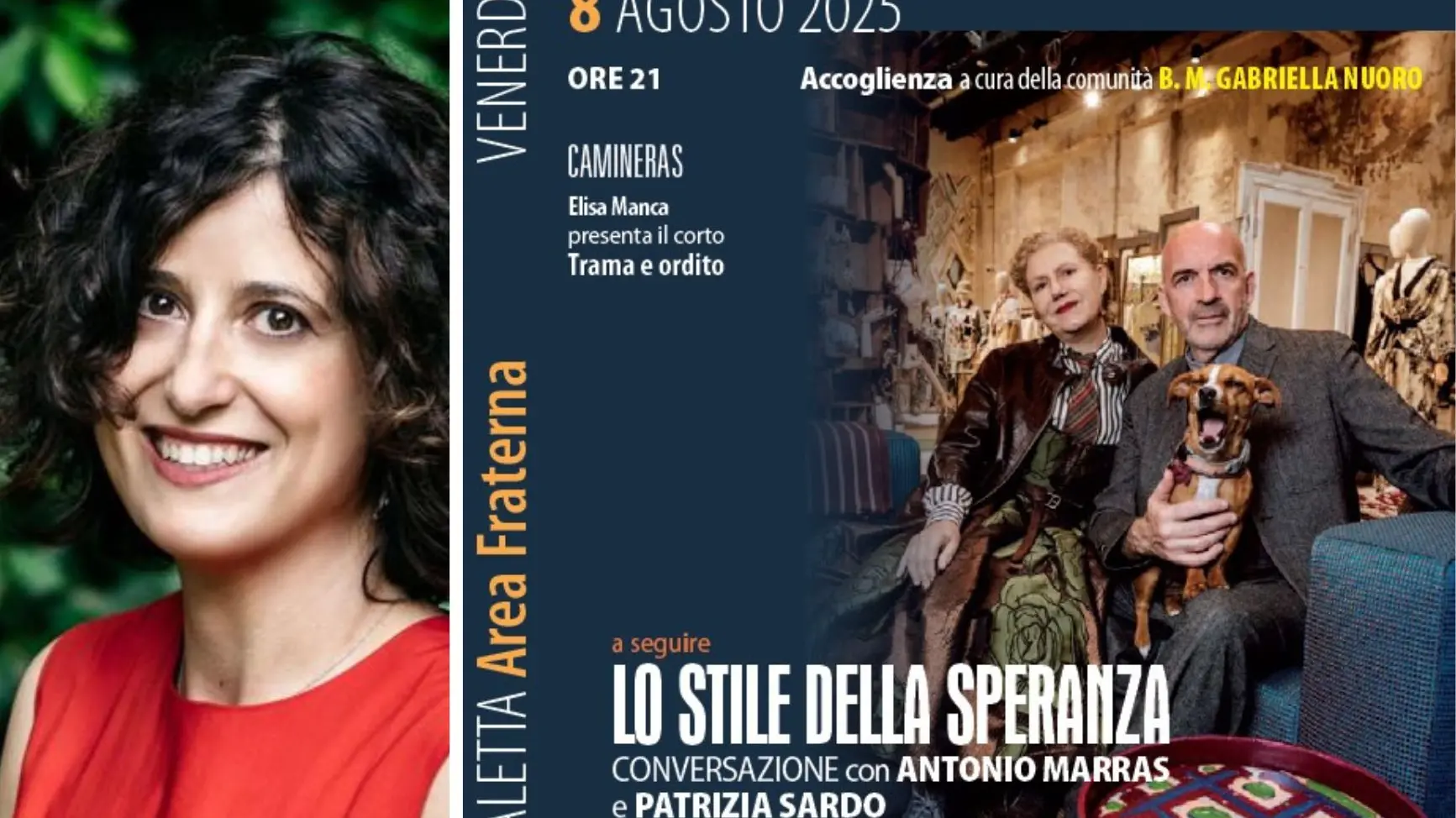 Antonio Marras e Patrizia Sardo: lo stilista algherese e sua moglie si raccontano alla Pastorale del Turismo
