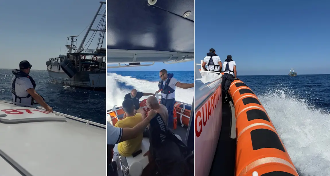 Peschereccio affonda al largo dell'Asinara, tre persone in salvo