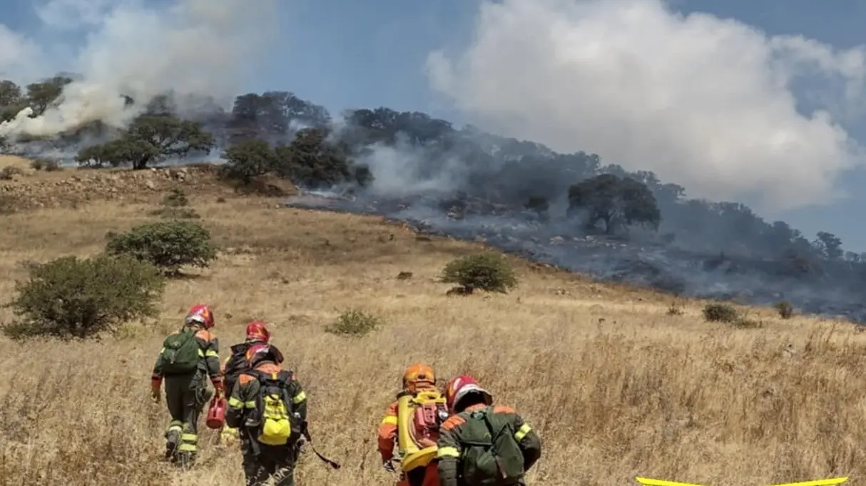 Ancora incendi in Sardegna: elicotteri in azione a Bari Sardo e Santadi