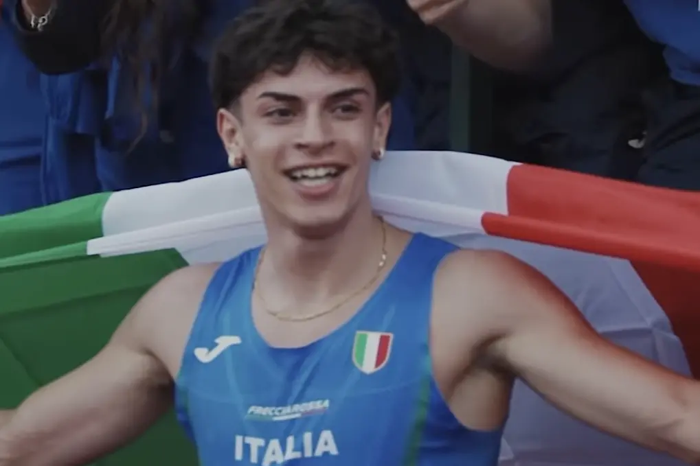 Un sardo brilla agli Europei under 20 di Atletica: Diego Nappi è oro nei 200 metri