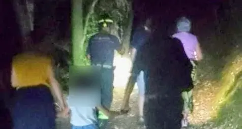Escursionisti smarriti di notte a Sadali, con loro una bimba: salvati dai Vigili del Fuoco