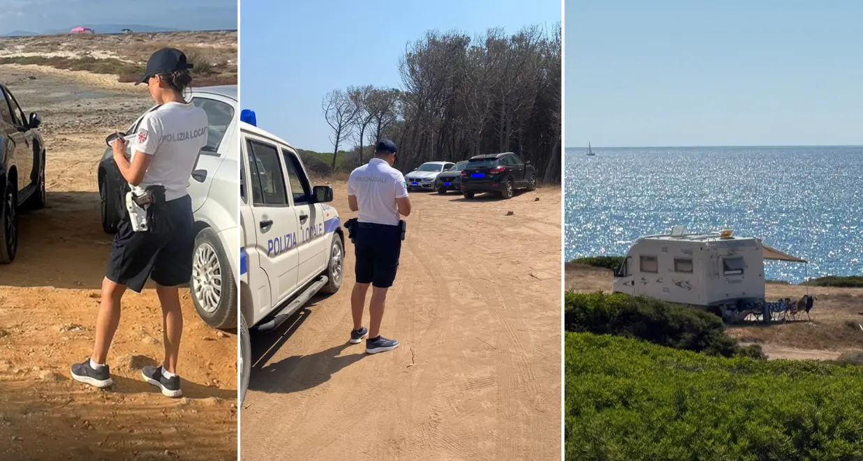 Controlli sul litorale sassarese nel weekend: pioggia di multe per i “furbetti” delle spiagge
