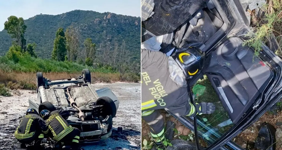 Due incidenti in poche ore: auto ribaltate a Villamassargia e Muravera