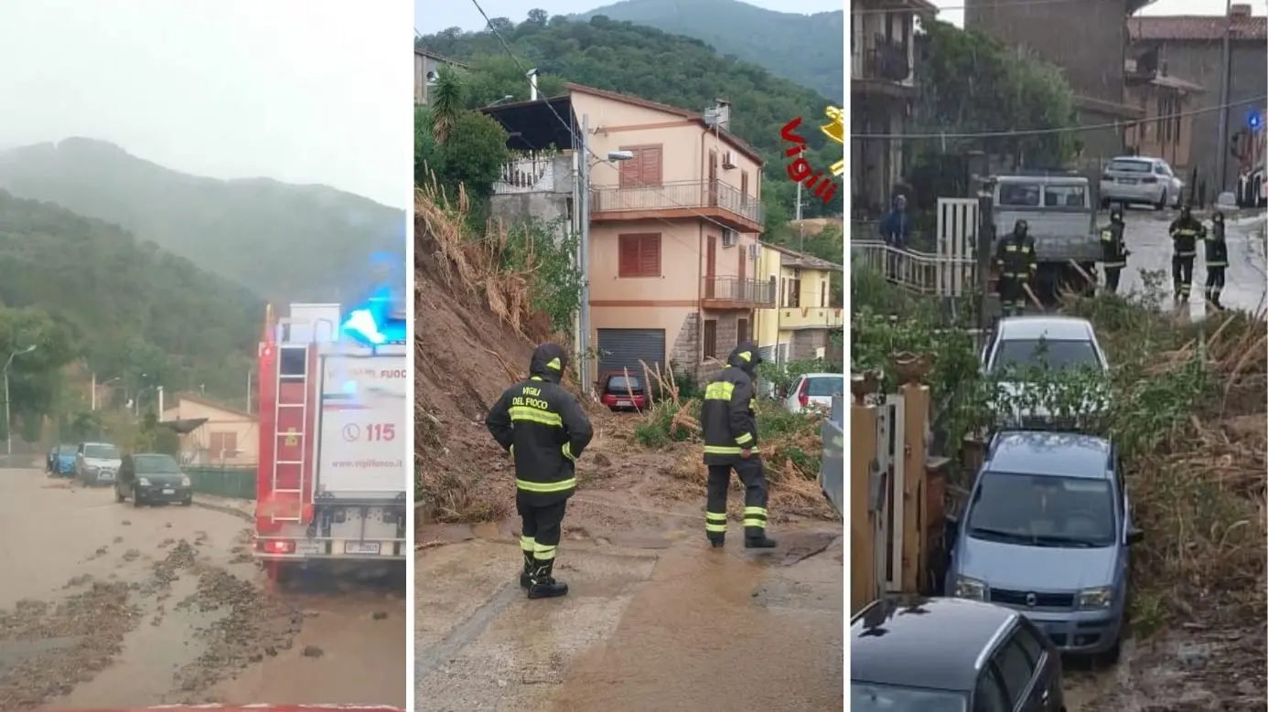 Maltempo estivo in Sardegna: grandinata a Tonara e frane a Bono | Foto e Video